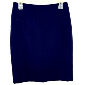 H&M Navy Blue Pencil Skirt - Size 8 (Like New)
